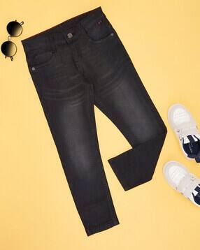 pantaloons junior Boys Mid-Rise Jeans with Insert Pockets-picture-10