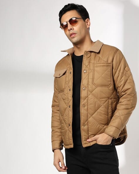JOHN PLAYERS JEANS Men Slim Fit Puffer Jacket