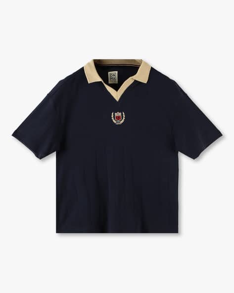 Boys Numeric Print Boxy Fit Polo T-Shirt Offers & Cashback