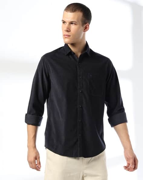 JOHN PLAYERS Men Slim Fit Corduroy Shirt