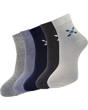 samvar Women Pack of 5 Ankle-Length Socks-picture-14
