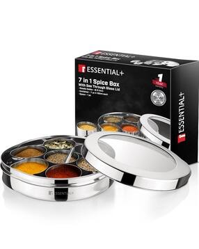 bergner 7 in 1 Stainless Steel Masala Dabba with 7 Container-picture-40