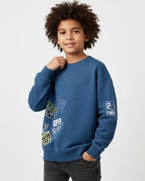 Boys Graphic Print Sweatshirt-image-48