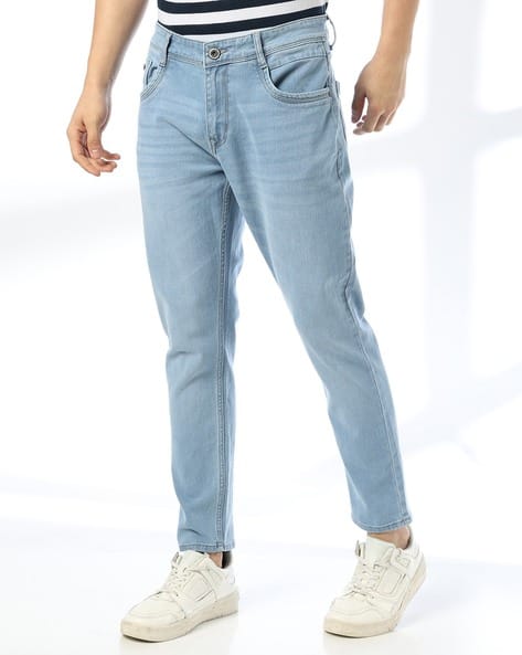 JOHN PLAYERS JEANS Men Heavily Washed Skinny Fit Jeans