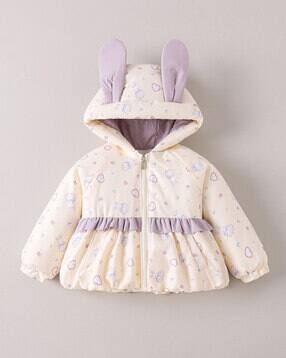 Girls Zip-Up Puffer Jacket-image-14