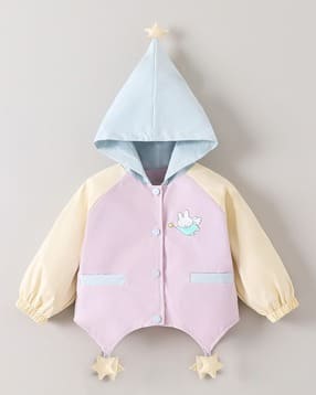 hopscotch Girls Colour-block Bomber Jacket-picture-34