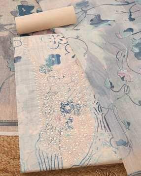 Women Embroidered Unstitched Dress Material