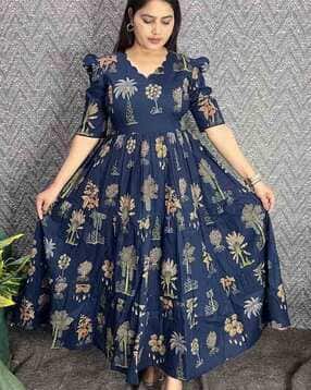 svaraa Women Floral Gown Dress-picture-28