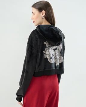 Premium Foil Print Regular Fit Sweatshirt-image-21