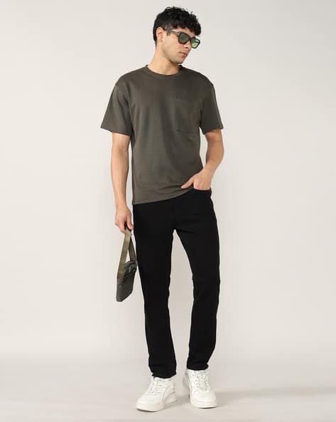Lee Cooper Men Low-Rise Slim Fit Stretch Jeans