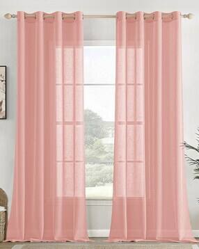 homemonde Set of 2 Sheer Window Curtains-picture-12