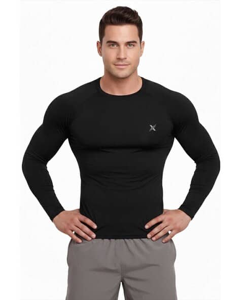FTX Men Compression Fit Round-Neck T-Shirt - Image 1