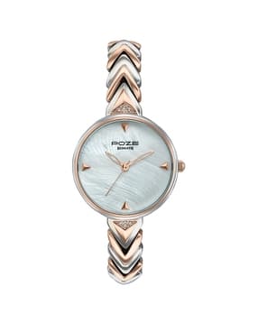 Women Round-Dial Analog Watch- SP80149KM01W-image-1