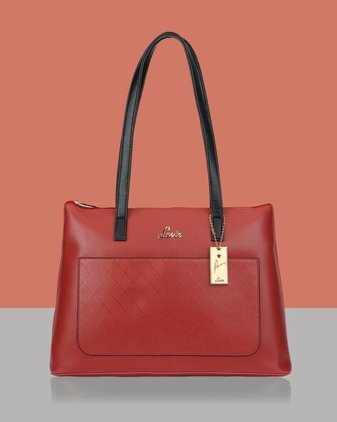 Lavie Women Checked Tote Bag