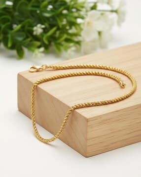 nvr Men Gold-Plated Stainless Steel Chain  with Lobster Closure-picture-36