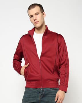 Regular Fit Zip-Front Sweatshirt-image-17