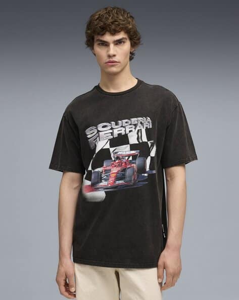 Puma Men Graphic Print Regular Fit T-Shirt