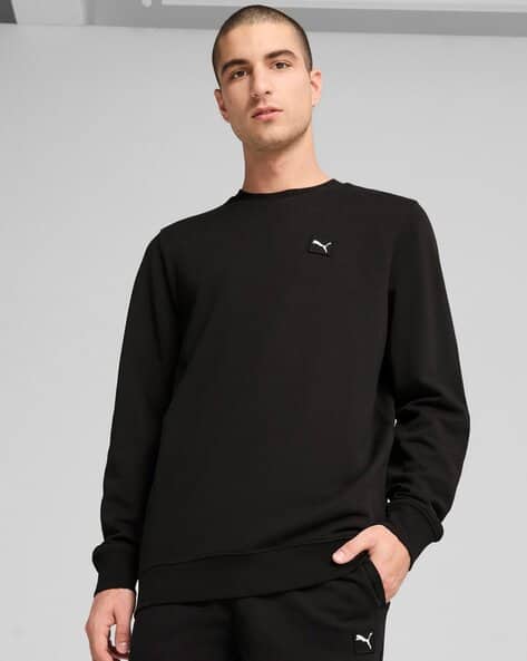 Puma Men Logo Print Regular Fit Sweatshirt