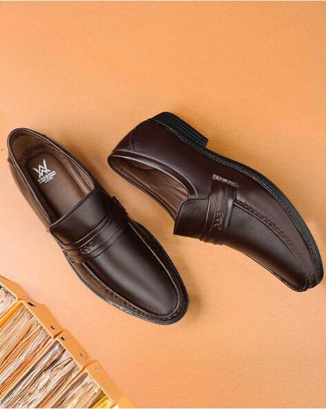 WOAKERS Men Flat Lace Fastening Formal Shoes