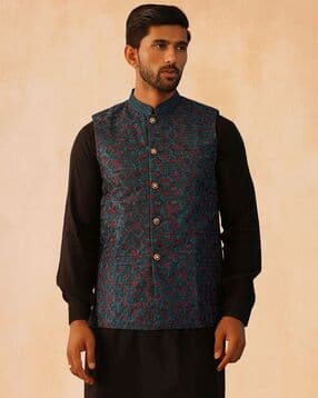 jompers Men Ethnic Wear Button Closure Nehru Jacket-picture-37