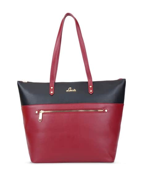 Lavie Women Colourblock Tote Bag