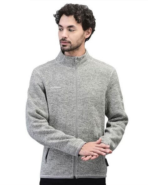 WOODLAND Men Regular Fit Zip Front Jacket