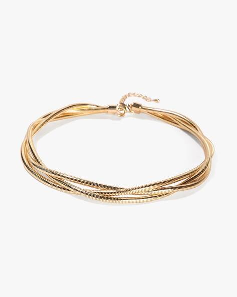 YOUSTA Women Gold-Plated Choker Necklace