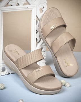 jm looks Women Open-Toe Slip-On Platforms -picture-42