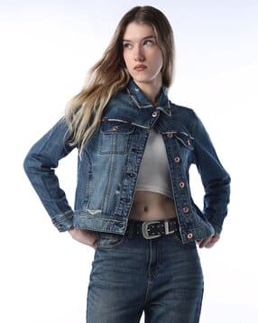 only Women Regular Fit Denim Jacket-picture-36