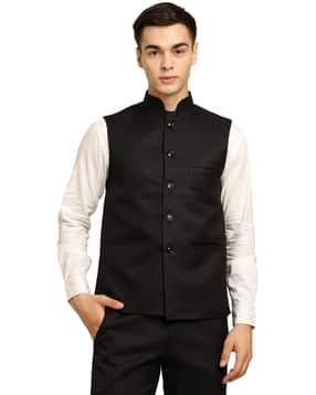 urban kanya Men Regular Fit Nehru Jacket-picture-10