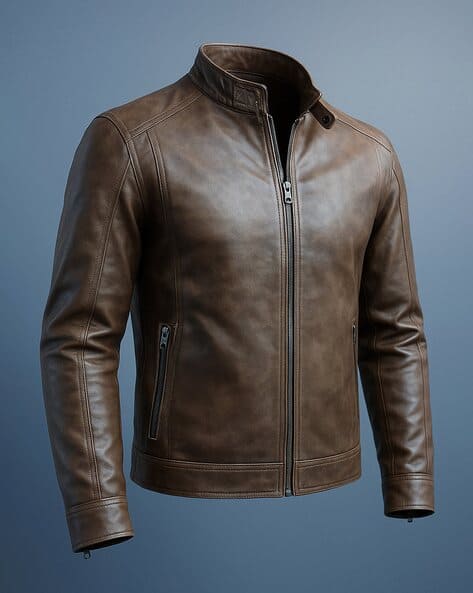 Buy The Indian Garage Co Panelled Slim Fit Zip-Front B Online