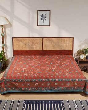Printed Cotton Bed Cover