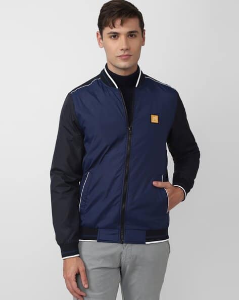 VAN HEUSEN Men Colourblock Regular Fit Bomber Jacket