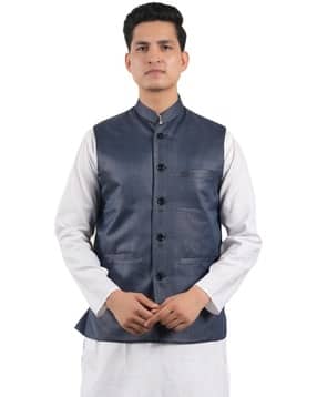 urban kanya Men Regular Fit Nehru Jacket-picture-38