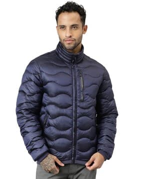 woodland Men Regular Fit Zip Front Jacket-picture-43