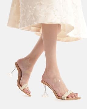 Women High Stiletto Heeled Sandals-image-1