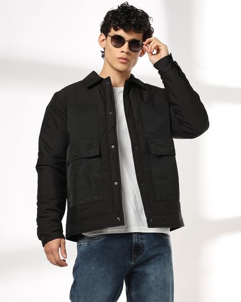 JOHN PLAYERS JEANS Men Slim Fit Casual Jacket