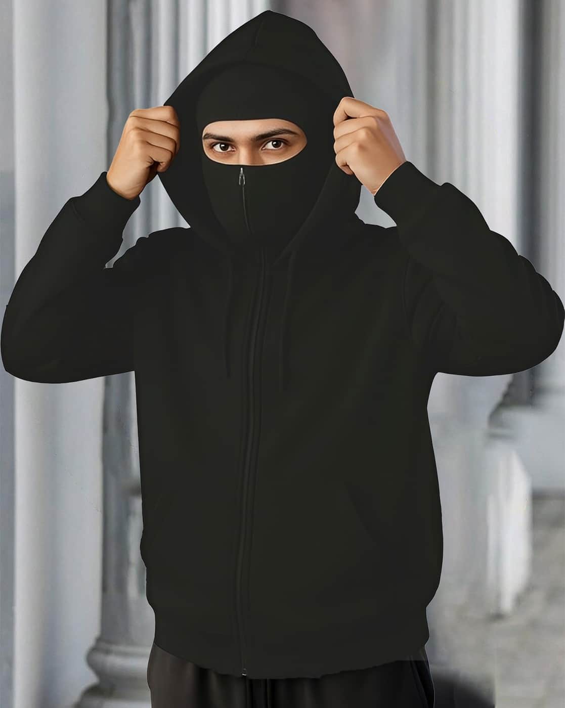 Buy Black Sweatshirt & Hoodies for Men by AUSK Online | Ajio.com