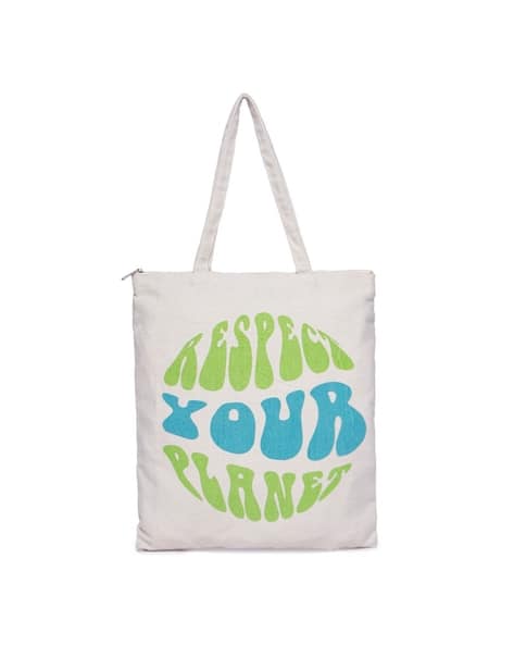 Astrid Women Typographic Print Tote Bag