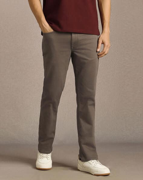 LOUIS PHILIPPE Men Slim Mid-Rise Mid-Wash Jeans