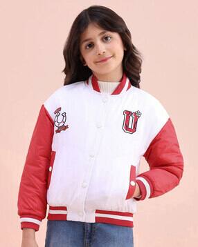 u.s. polo assn. Girls Colour-block Bomber Jacket-picture-13