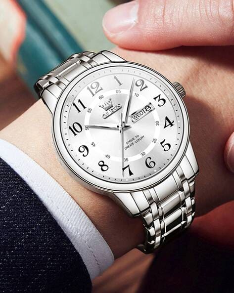 Olevs Men Round-Dial Analogue Watch-2891