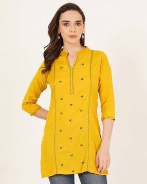 acai Women Embroidered Straight Tunic-picture-15