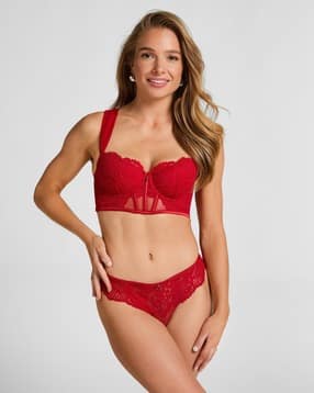 hunkemoller Whitney Padded Underwired Longline Bra-picture-52