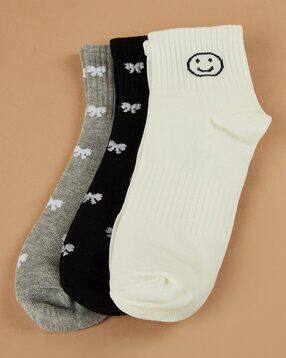 Pack of 3 Cotton Socks