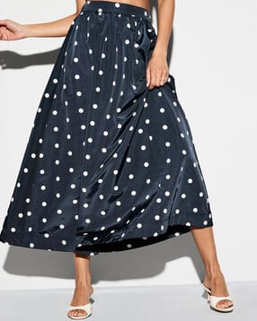 old navy Women Polka-Dot Print Flared Skirt-picture-15