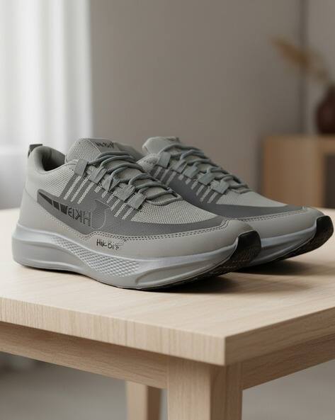HIKBI Men Lace Fastening Running Shoes
