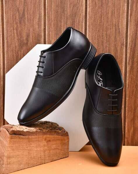 G L TREND Men Lace-Up Fastening Formal Shoes