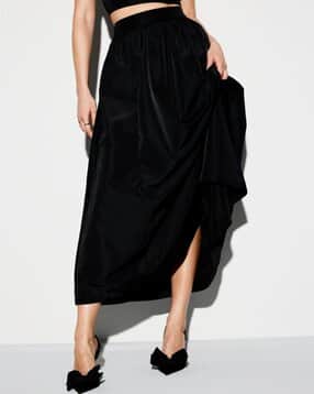 old navy Women Midi Flared Skirt with Insert Pockets-picture-18