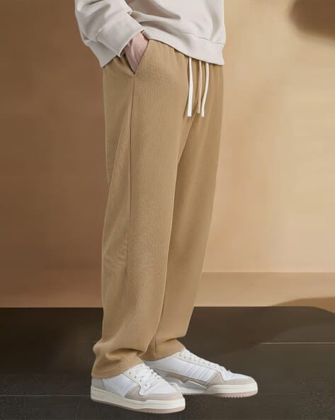 Buy Fabflee X AG Men Pack of 2 Relaxed Fit Chinos Online | Ajio.com